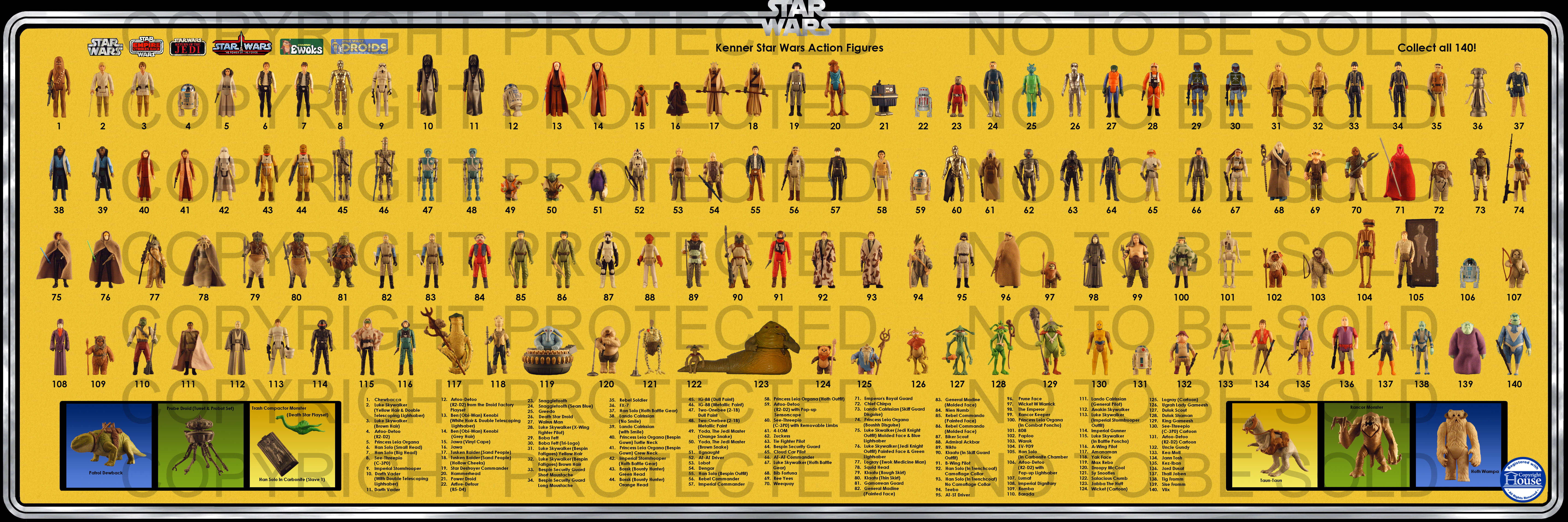 star wars figures list